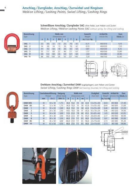 Katalog WR Ketten - Sternkopf - Seil und Hebetechnik