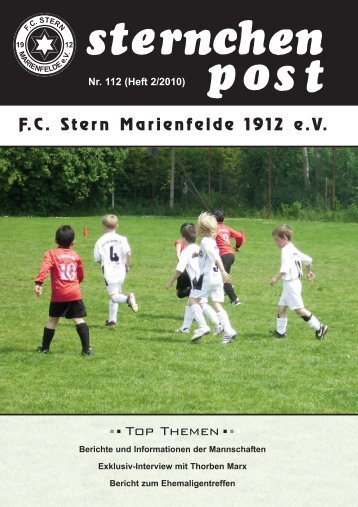 Endlich Sommerpause - FC Stern Marienfelde e.V.