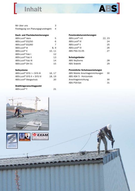 ABS Katalog - Sternkopf - Seil und Hebetechnik