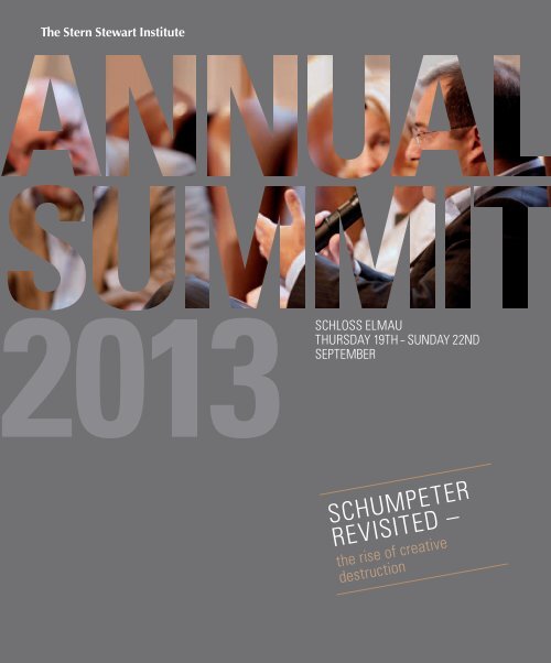 Download Pdf A Agenda Annual Summit 2013 Stern Stewart