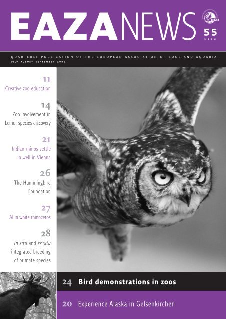 Eaza News 55 11 European Association Of Zoos And Aquaria