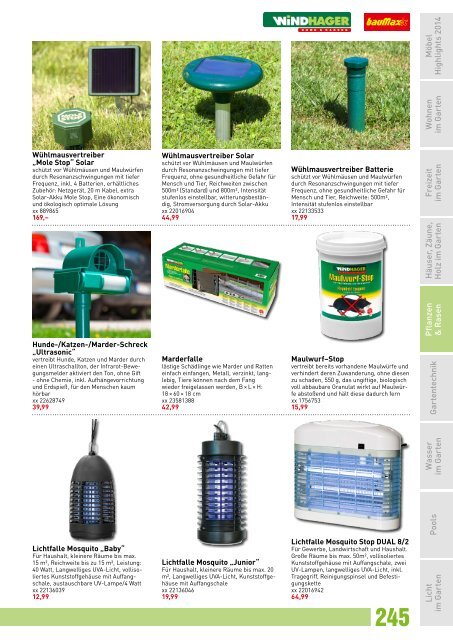 Baumax Heimwerkerkatalog Frühjahr 2014 - Teil 2 - Garten