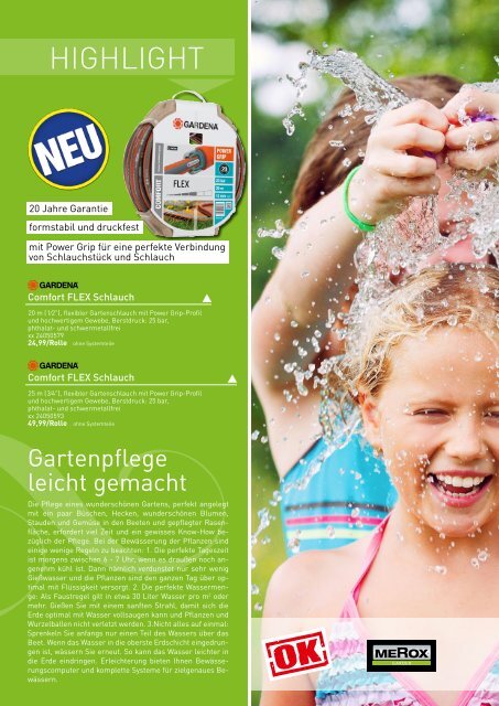 Baumax Heimwerkerkatalog Frühjahr 2014 - Teil 2 - Garten