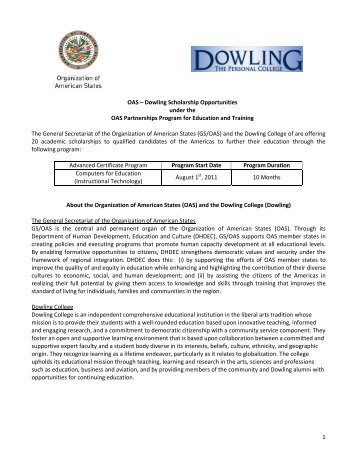 OAS â Dowling - becas segeplan