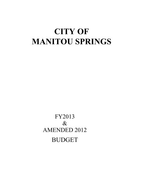 manitou springs city council regular meeting agenda city council