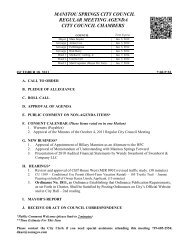 manitou springs city council regular meeting agenda city council ...