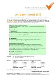 Let`s go! â Azubi 2013 - Steuerberaterverband Berlin-Brandenburg
