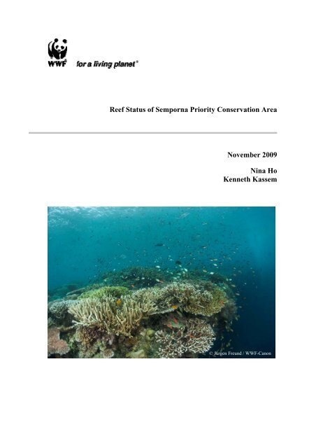 Reef Status of Semporna Priority Conservation ... - WWF Malaysia