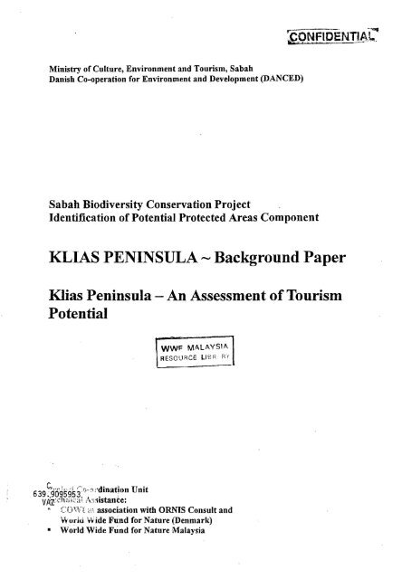 KLIAS PENINSULA ~ Background Paper - WWF Malaysia