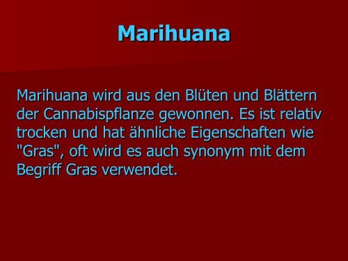 Haschisch/Cannabis