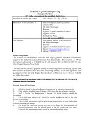 Invitation of Quotation for providing Transport Services during 50th ...