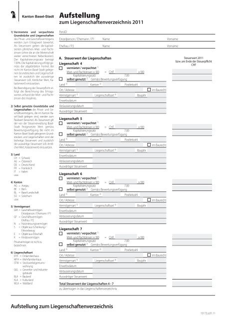 Steueramt Basel Stadt - Eliott Zeph