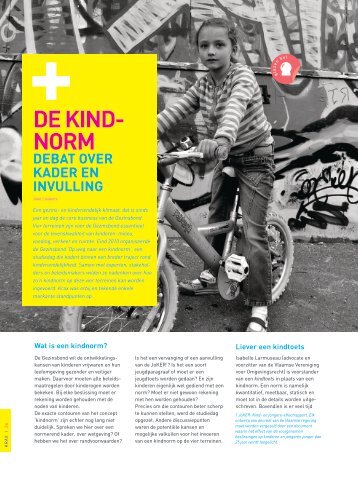 De kindnorm (pdf) - Steunpunt Jeugd