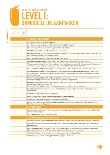 Checklist brandveiligheid jeugdlokalen - VVSG