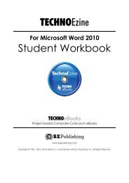 TECHNOEzine Student Workbook - BE Publishing