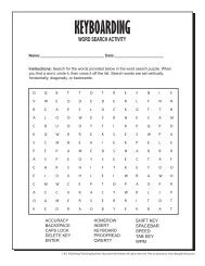 KEYBOARDING Word Search.indd - BE Publishing