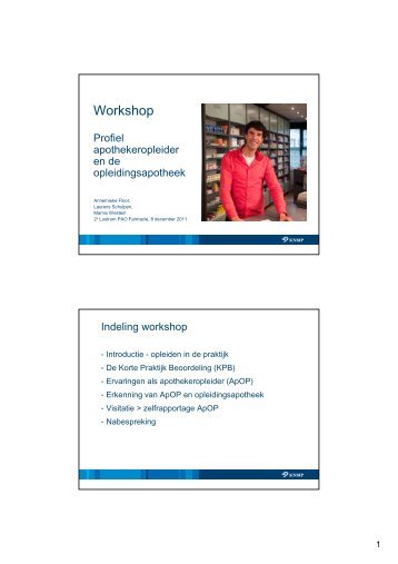 ppt presentatie van de workshop