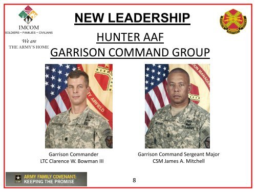 STATE OF THE GARRISON - Fort Stewart - U.S. Army