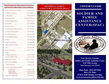 to view the SFAC Services Brochure. - Fort Stewart