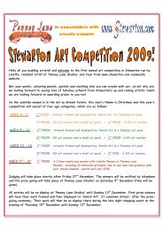 and welcome to the first annual art competition in Stewarton run by ...