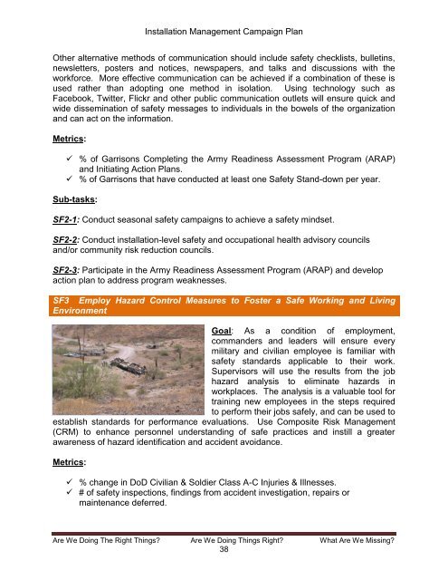 Installation Management Campaign Plan (Version 4) - U.S. Army