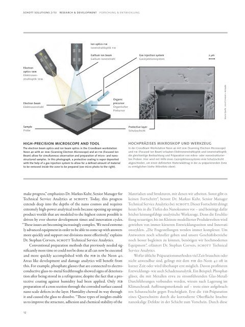 Technology Magazine "SCHOTT solutions" - Edition 2/2013 - Technologie Magazin "SCHOTT solutions"