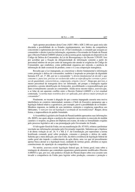 RTJ 199-2 (Fev-07)- PrÃ©-textuais.pmd - STF