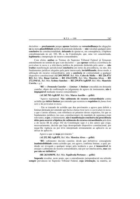 RTJ 199-2 (Fev-07)- PrÃ©-textuais.pmd - STF