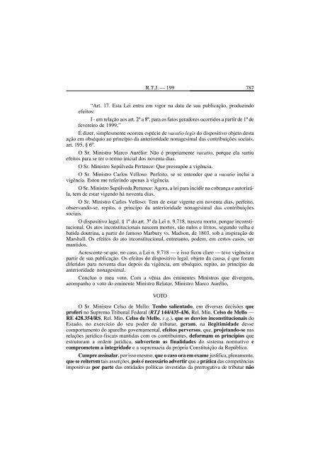 RTJ 199-2 (Fev-07)- PrÃ©-textuais.pmd - STF