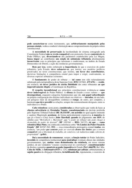 RTJ 199-2 (Fev-07)- PrÃ©-textuais.pmd - STF