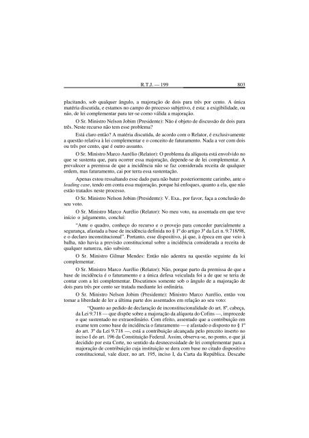 RTJ 199-2 (Fev-07)- PrÃ©-textuais.pmd - STF