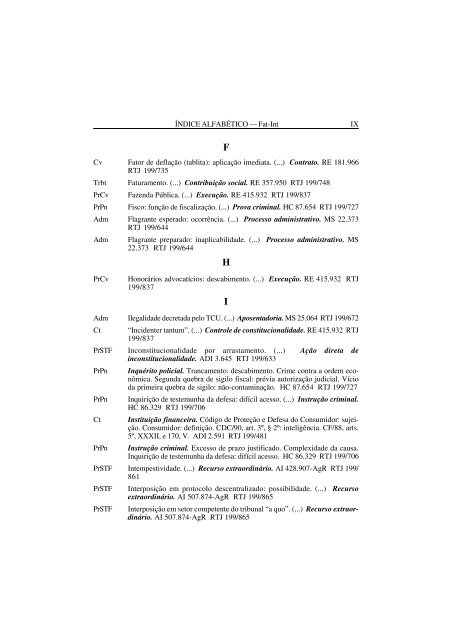 RTJ 199-2 (Fev-07)- PrÃ©-textuais.pmd - STF