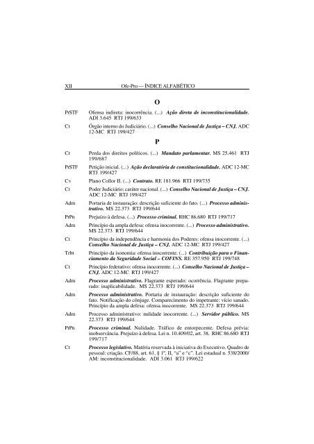 RTJ 199-2 (Fev-07)- PrÃ©-textuais.pmd - STF