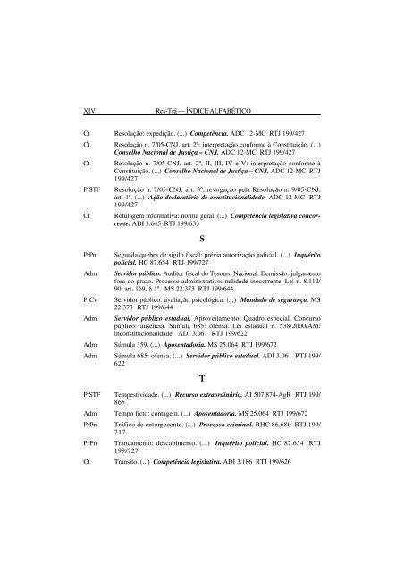 RTJ 199-2 (Fev-07)- PrÃ©-textuais.pmd - STF