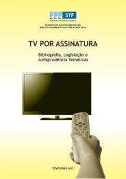 TV por Assinatura – Bibliografia, Legislação e Jurisprudência ...