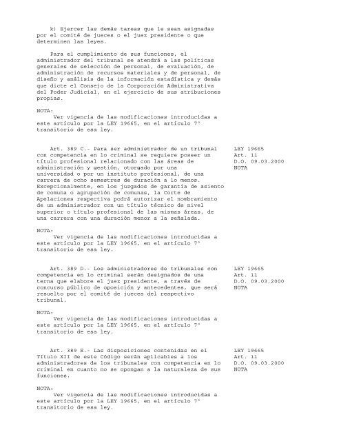 CÃ³digo OrgÃ¡nico de Tribunales - STF