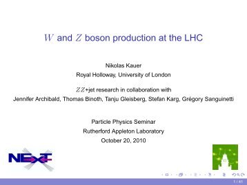 W and Z boson production at the LHC