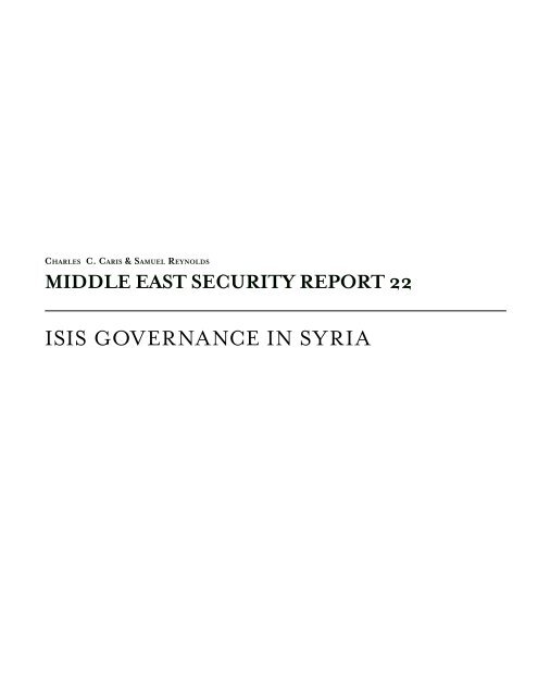 ISIS_Governance