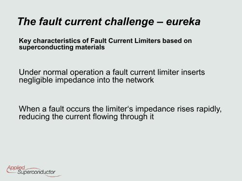 Superconducting Fault Current Limiters