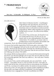 Pf 5_2013_.pdf - Pfarrgemeinde St. Franziskus Bremen