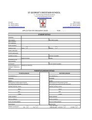 STG Application Form New.pdf - St George's Diocesan School