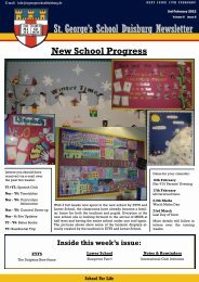 St. George's School Duisburg Newsletter