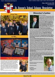 St. George's School Cologne Newsletter - St. George's The English ...