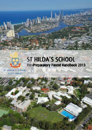 Pre Prep Parent Handbook 2013 v9 - 31 January ... - St Hildas School