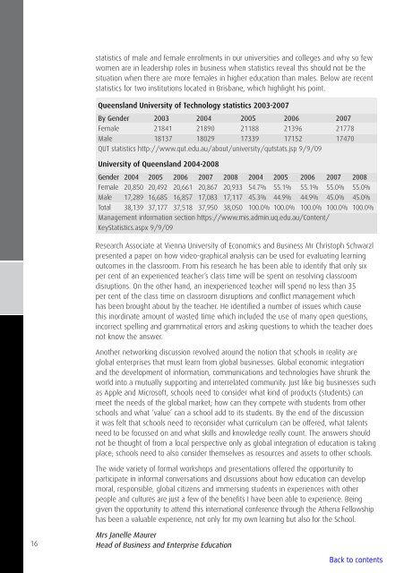 THE HEAD OF SCHOOL'S ANNUAL REPORT 2009 - St Hildas School