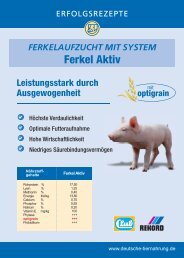 FERKELAUFZUCHT MIT SYSTEM Ferkel Aktiv