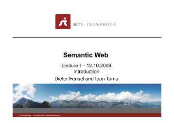 Semantic Web - Data - STI Innsbruck