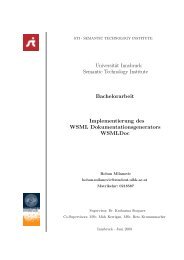 Bachelorarbeit WSMLDoc - STI Innsbruck