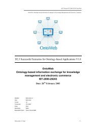 D2.3 Successful Scenarios for Ontology-based ... - STI Innsbruck