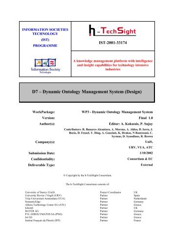 D7 â Dynamic Ontology Management System (Design) - STI Innsbruck